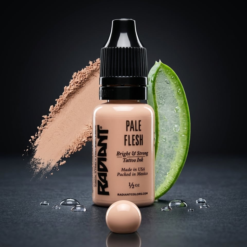 Radiant Colors Pale Flesh Ten Rengi Dövme Boyası 0,5oz - 15ml