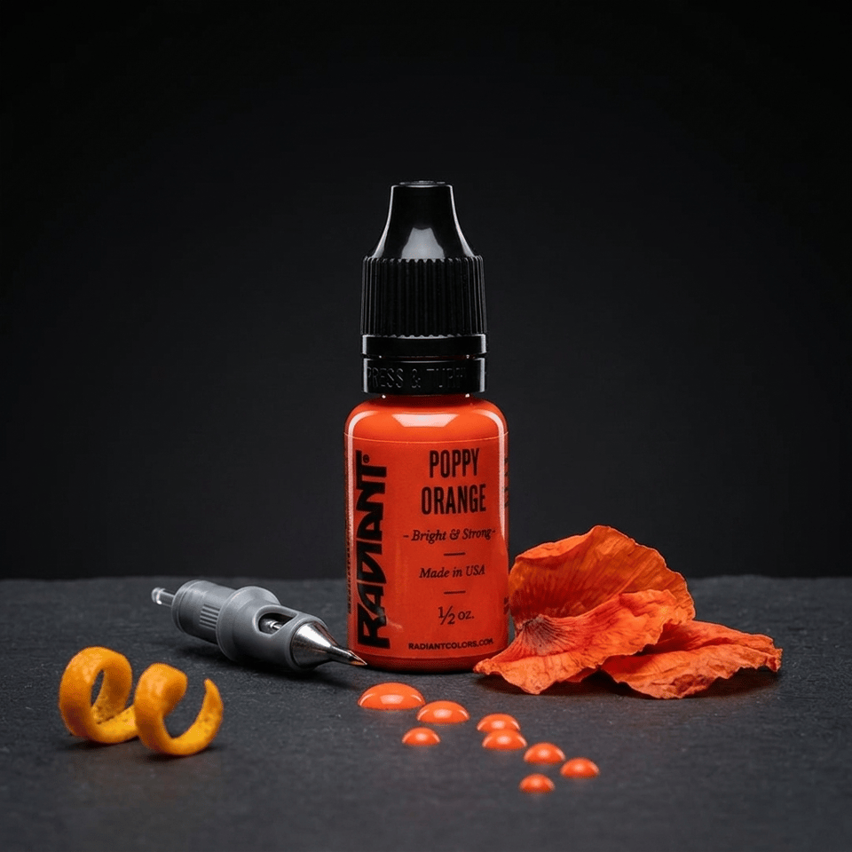 Radiant Colors Poppy Orange Dövme Boyası 0,5oz / 15ml