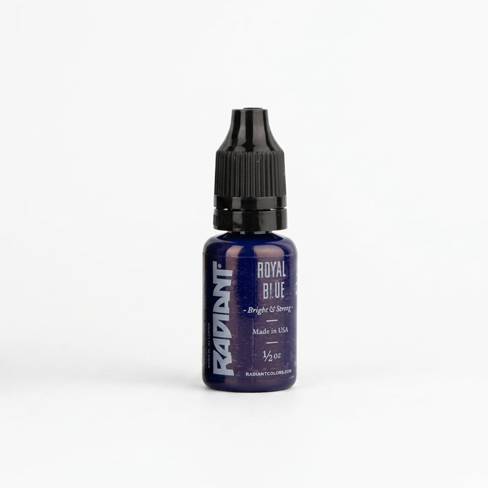 Radiant Colors Royal Blue Koyu Mavi Dövme Boyası 1/2oz - 15ml