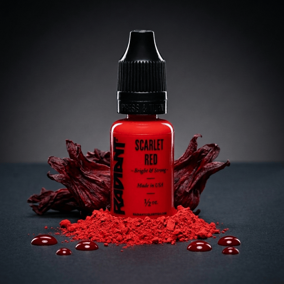 Radiant Colors Scarlet Red Kırmızı Dövme Boyası 1/2oz - 15ml
