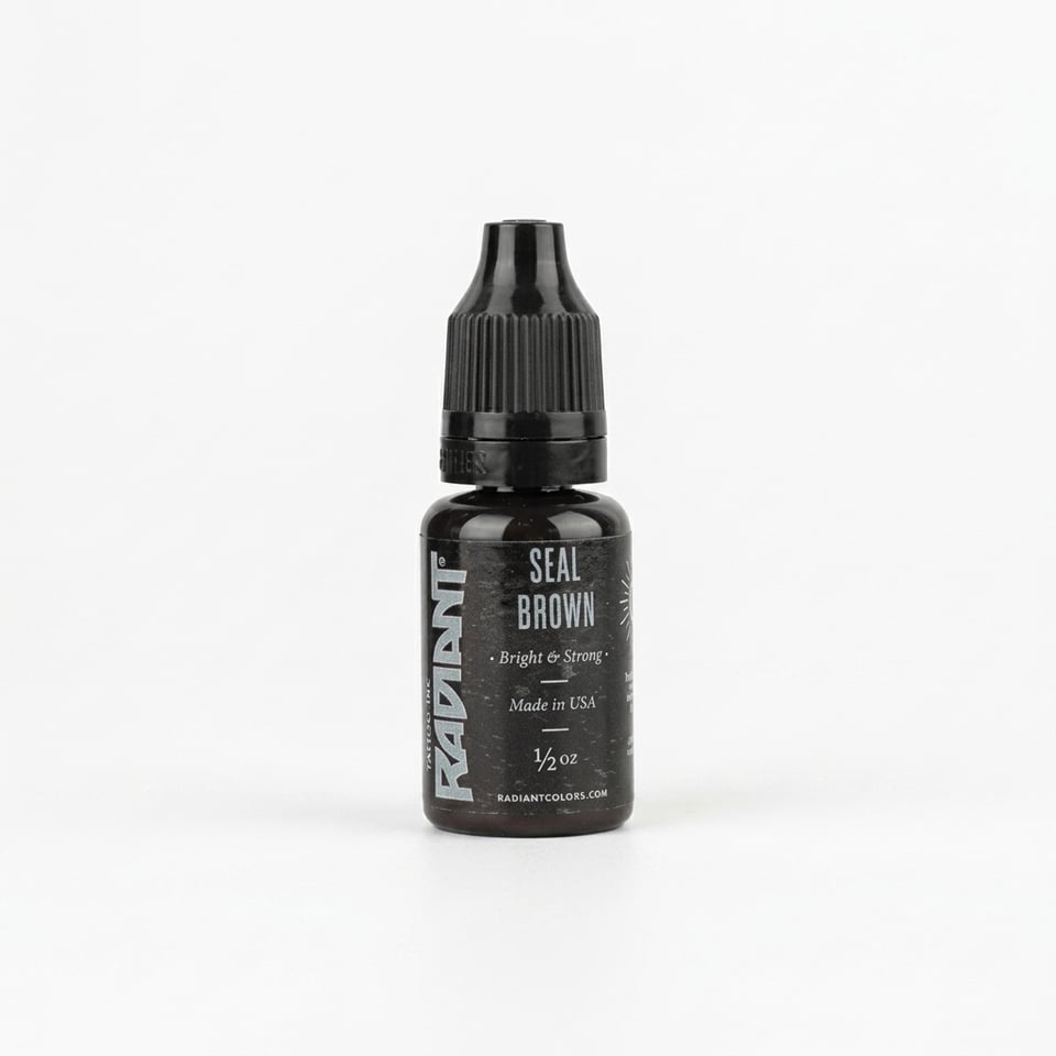 Radiant Colors Seal Brown Koyu Kahverengi Dövme Boyası 1/2oz - 15ml