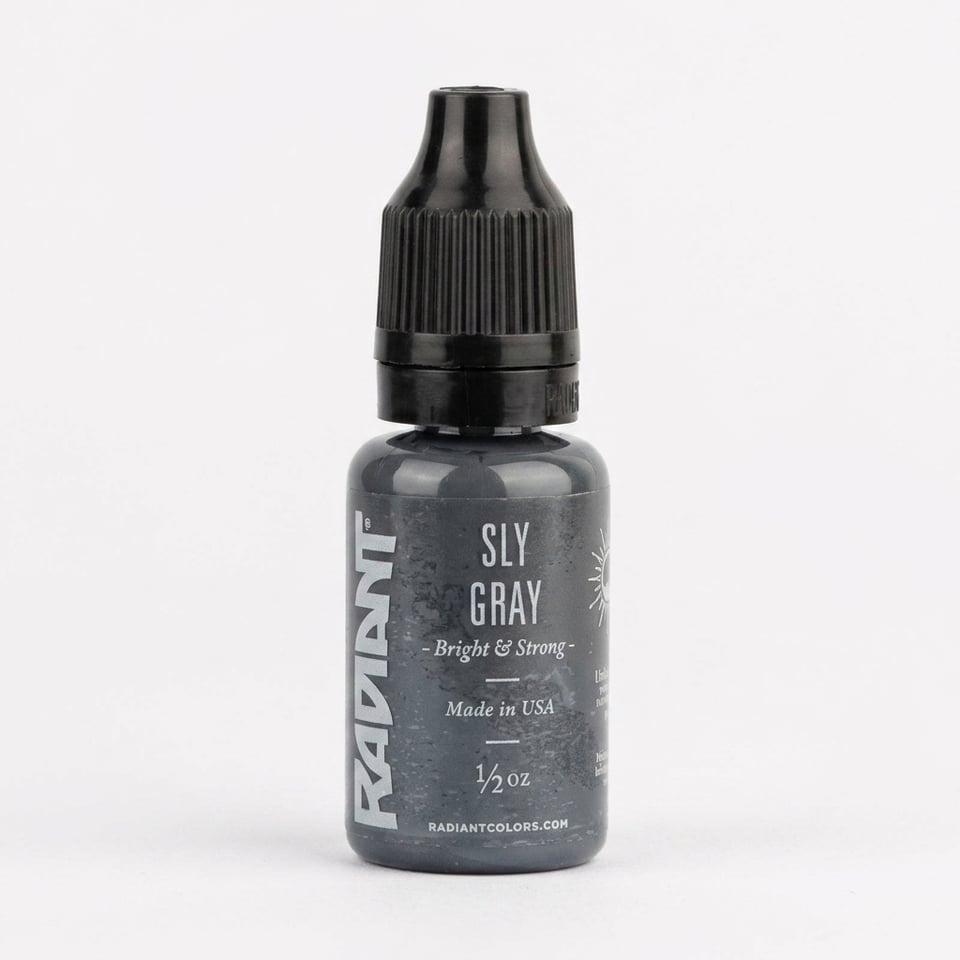 Radiant Colors Sly Gray Gri Dövme Boyası 0,5oz - 15ml