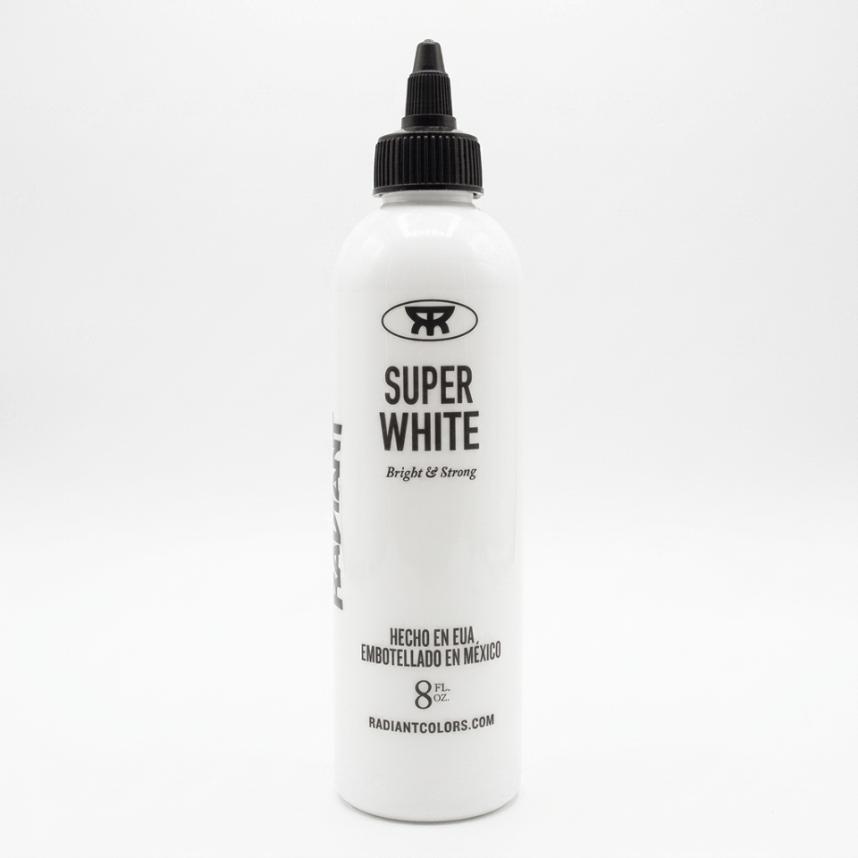 Radiant Tattoo Super White Beyaz Dövme Boyası 8oz / 240ml