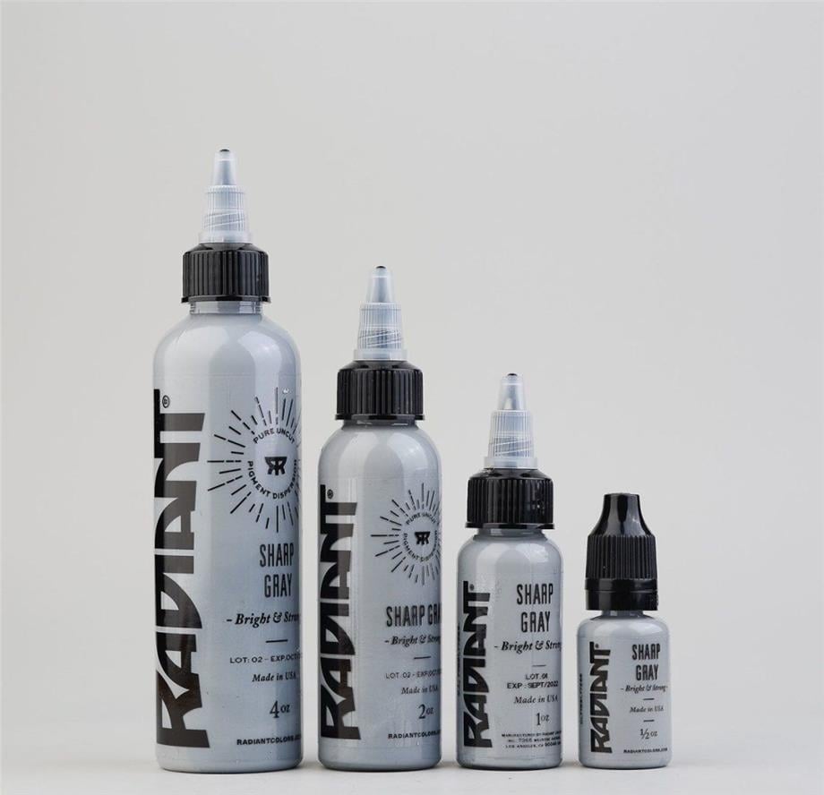 Sharp Gray - Radiant Tattoo Dövme Boyası - 0,5oz/15ml