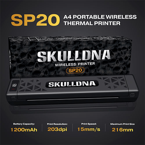 SKULLDNA SP20 Wireless Printer - Termal Printer Yazıcı Prt6