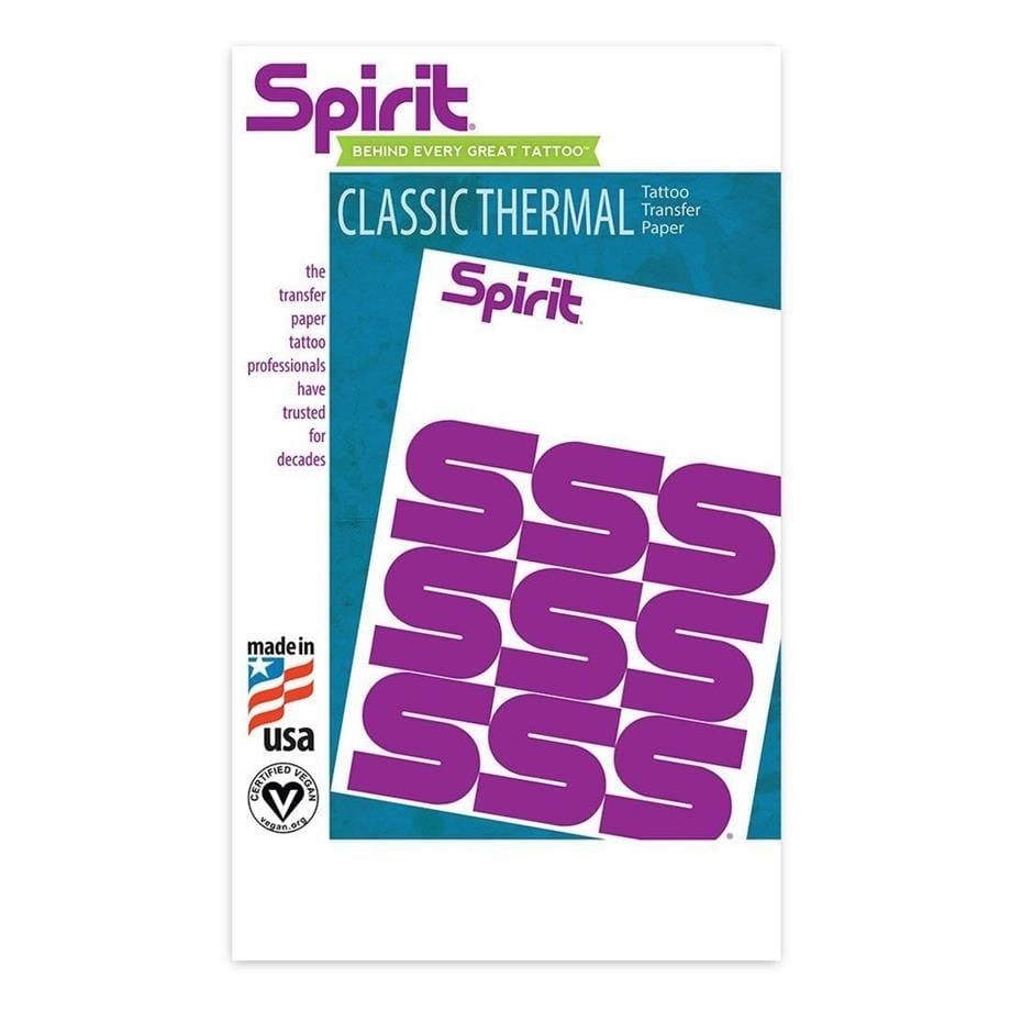 Spirit Classic Thermal Dövme Transfer Kağıdı (Kutu 100 Adet) - 8,5x14