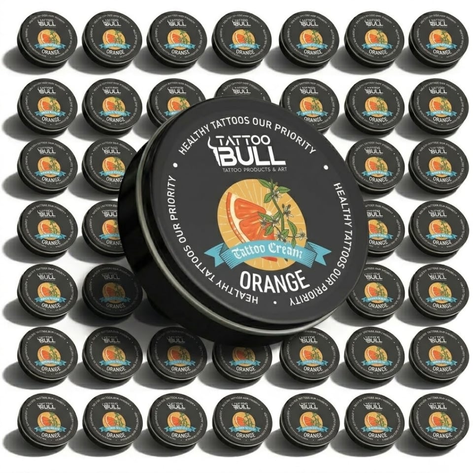 TattooBull After Care Orange Cream 50 ml 50'li Koli | Dövme Bakım Kremi