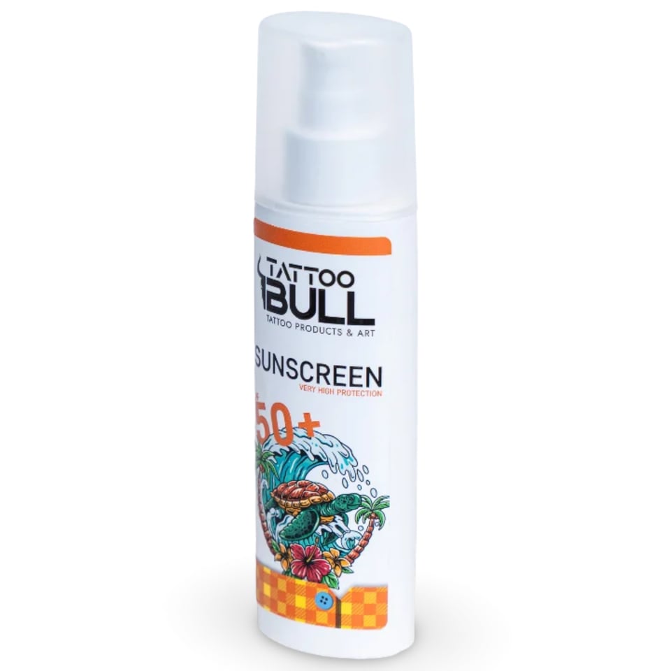 TattooBull Güneş Kremi 100 ml Dövme ve Cilt Koruyucu SPF Krem