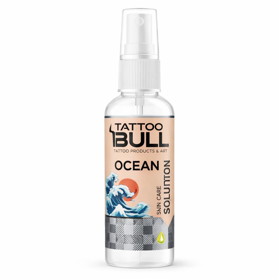 TattooBull Ocean Solution Piercing Bakım Solüsyonu – Aynısefa Özlü Sprey (50 ml)