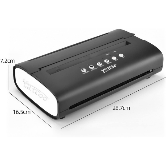 Thermal Tattoo Copier PRT5 Dövme Stencil Termal Yazıcı Siyah