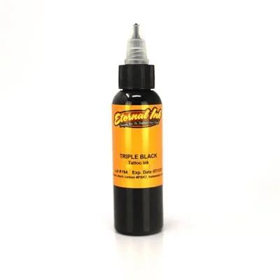 Triple Black - Eternal Ink Dövme Boyası - 1oz/30ml