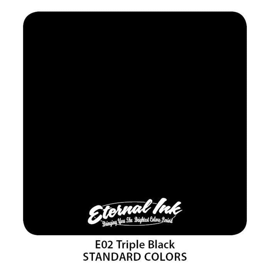Triple Black - Eternal Ink Dövme Boyası - 1oz/30ml