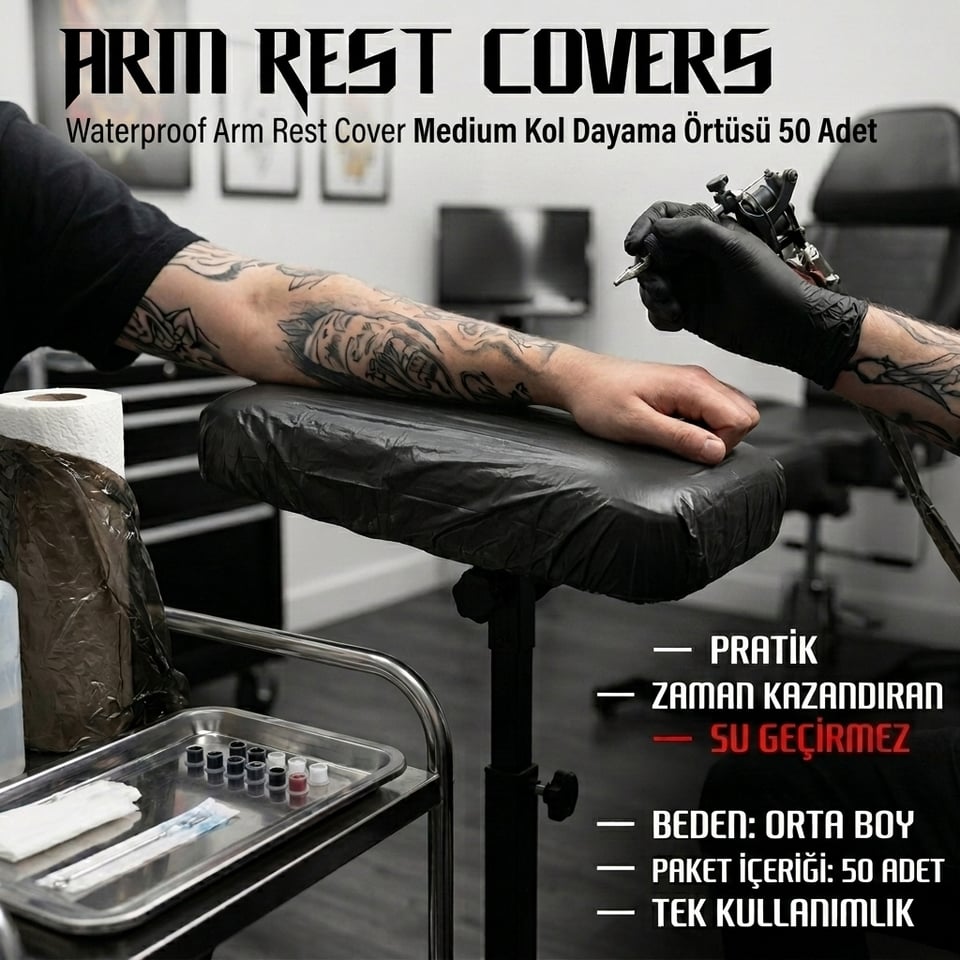 Waterproof Arm Rest Cover Medium 50 Adet