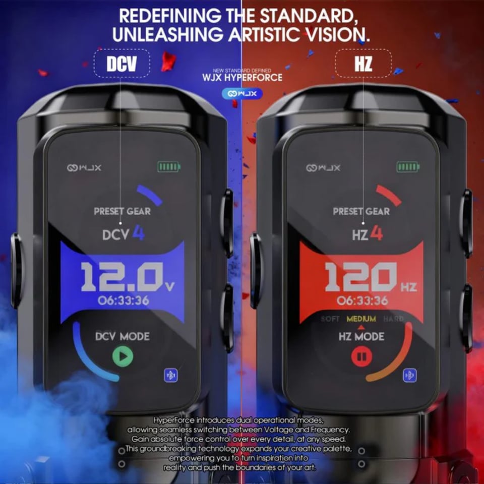 WJX HyperForce 4.5 mm Kablosuz Dövme Makinesi