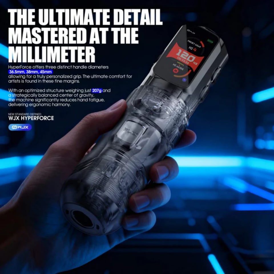 WJX HyperForce 4.5 mm Kablosuz Dövme Makinesi