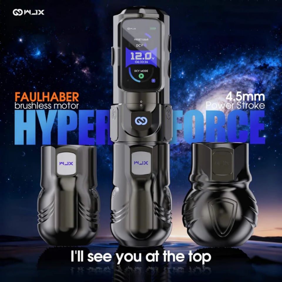 WJX HyperForce 4.5 mm Kablosuz Dövme Makinesi