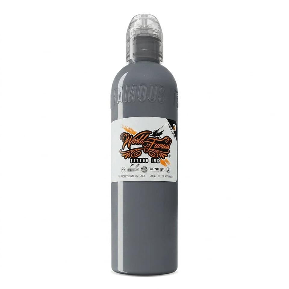 World Famous Ink Battleship Grey Gri Dövme Boyası 4oz - 120ml