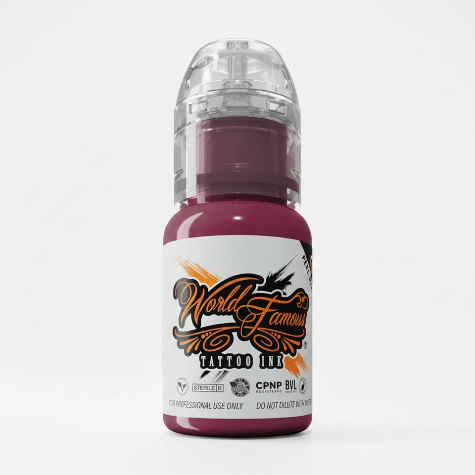 World Famous Ink Blackberry Böğürtlen Moru Dövme Boyası 1/2oz - 15ml
