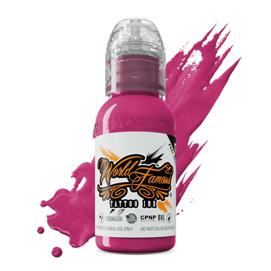 World Famous Ink Jenna Kerr Precious Gem Pembe Dövme Boyası 1oz - 30ml