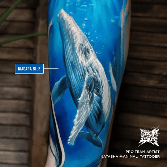 World Famous Ink Niagara Blue Mavi Dövme Boyası 1/2oz - 15ml