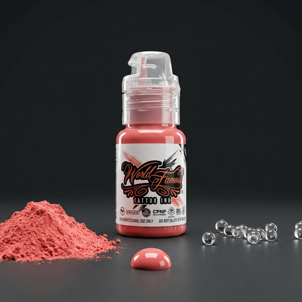 World Famous Ink Pink Panther Parlak Pembe Dövme Boyası 1/2oz - 15ml