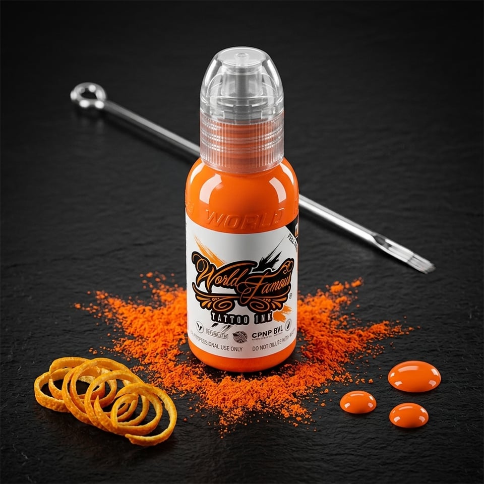 World Famous Ink Thailand Sunset Turuncu Dövme Boyası 1/2oz - 15ml