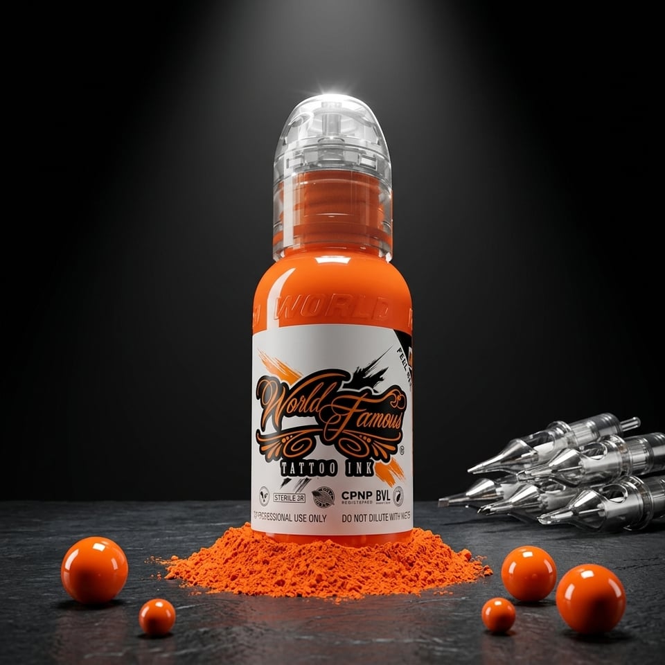 World Famous Ink Thailand Sunset Turuncu Dövme Boyası 1/2oz - 15ml
