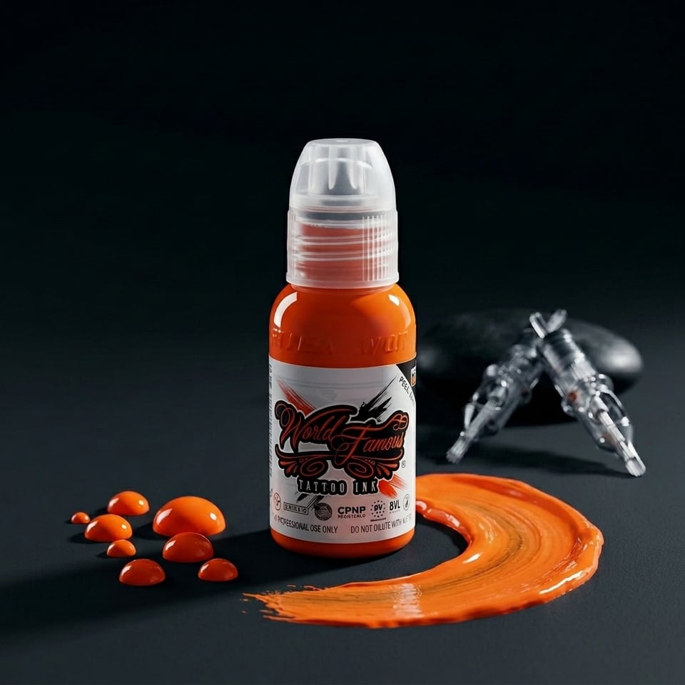 World Famous Ink Thailand Sunset Turuncu Dövme Boyası 1oz - 30ml