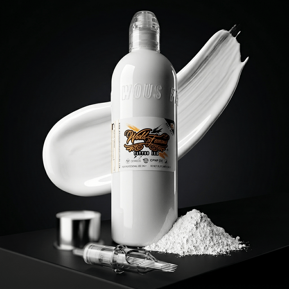 World Famous Ink White House Beyaz Dövme Boyası 8oz - 240ml