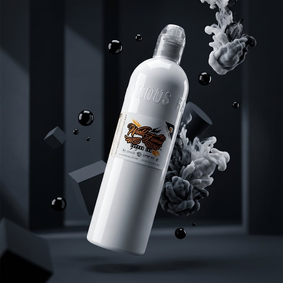 World Famous Ink White House Beyaz Dövme Boyası 8oz - 240ml