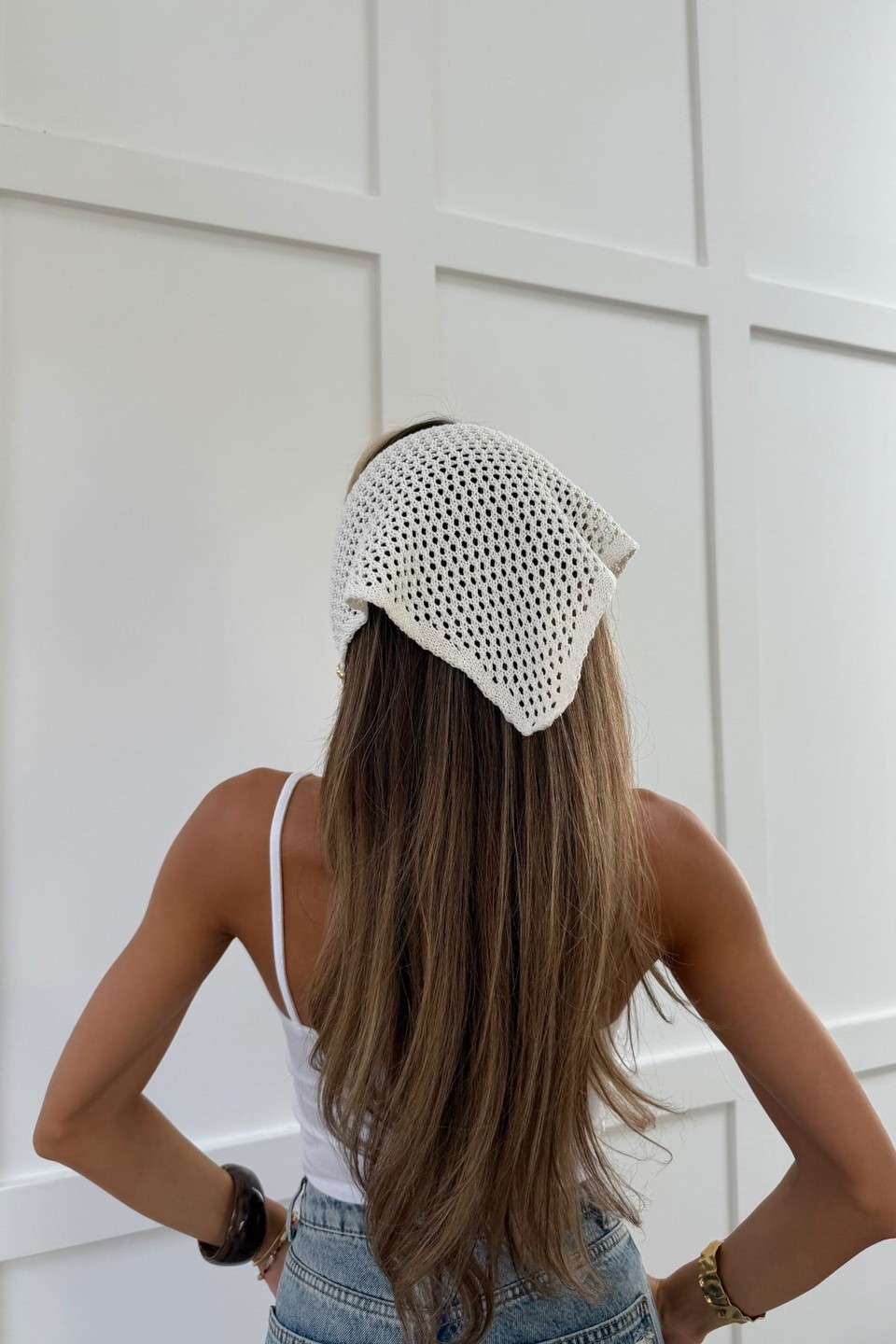 Bohem Bandana Ekru Bandana