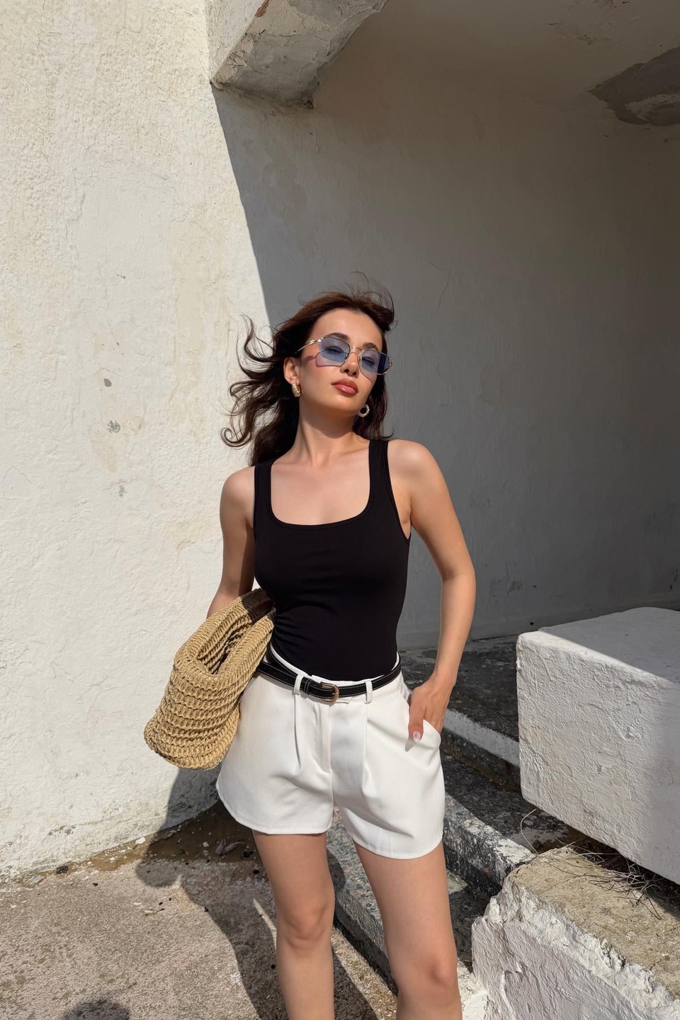 Kalın Askılı Basic İnce Atlet Siyah