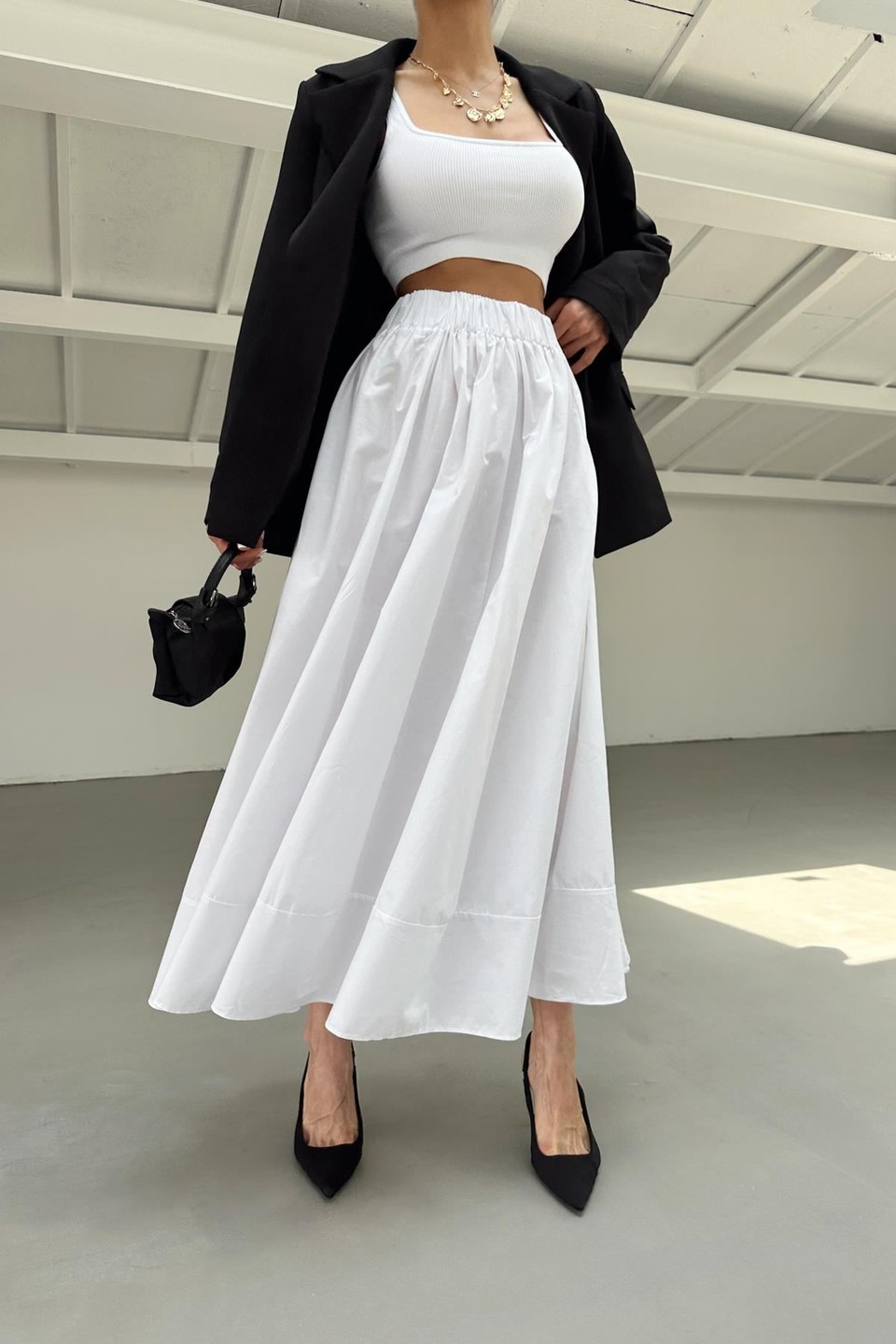 Maxi Street Etek Beyaz