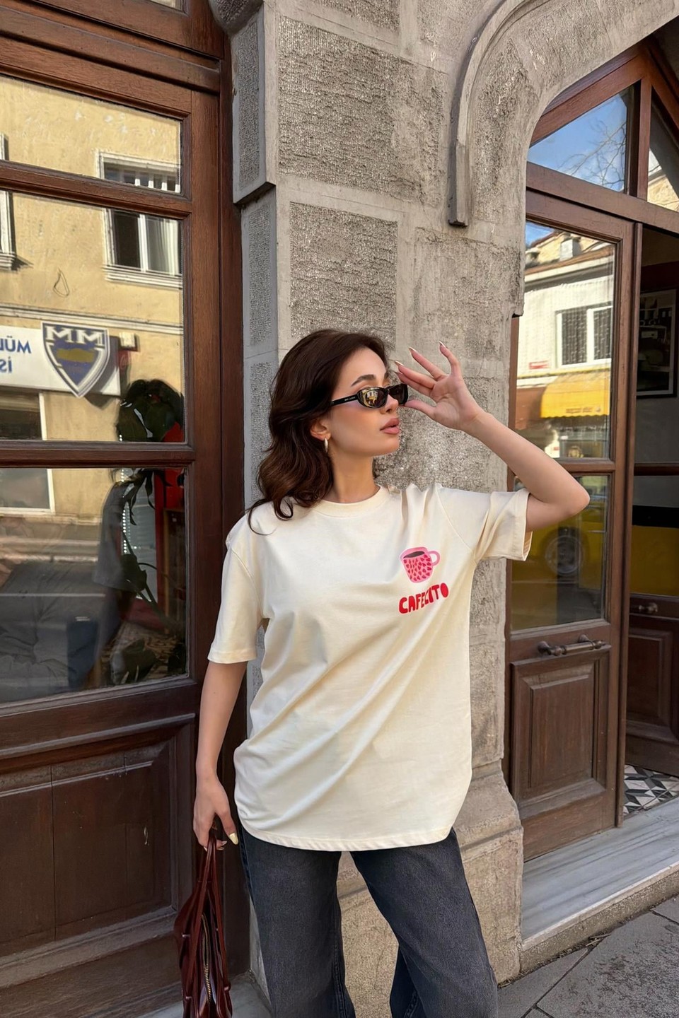 Cafecıto  Tshirt Taş