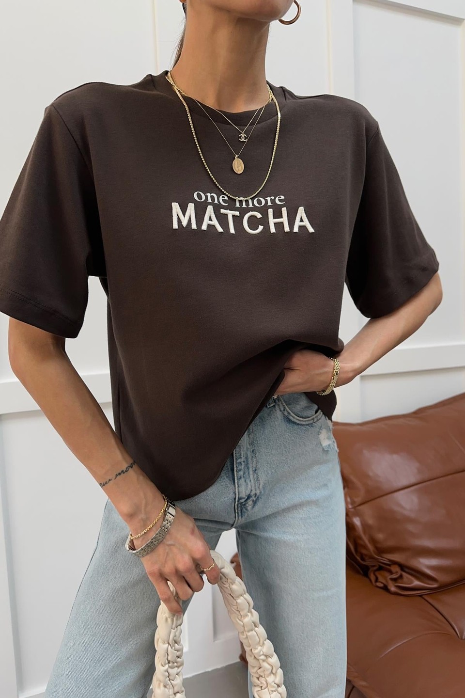 Matcha Tshirt Kahve