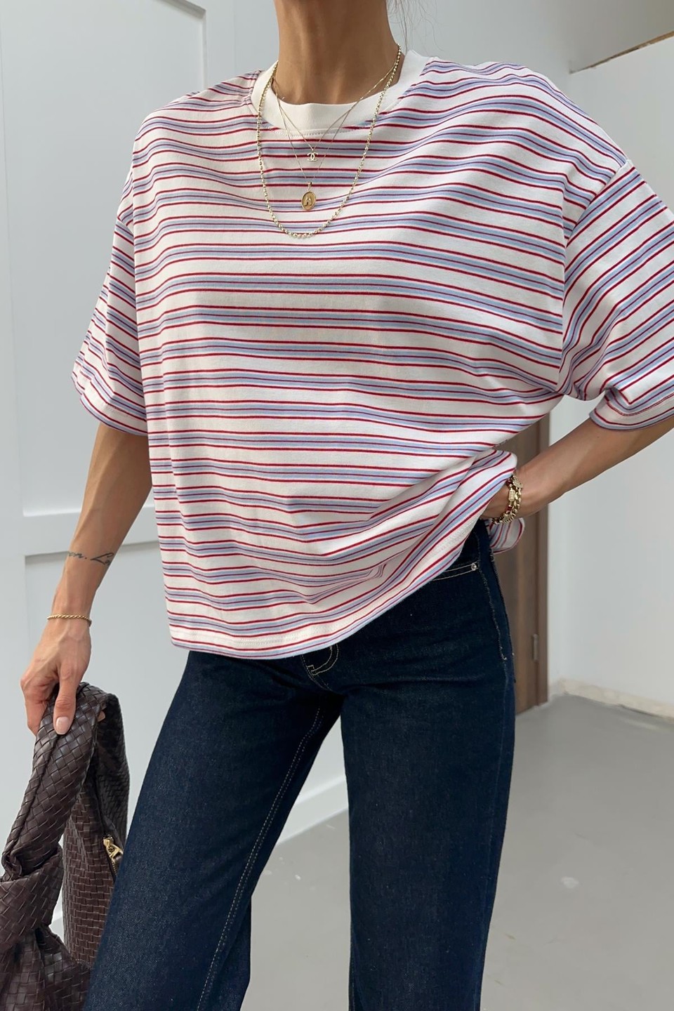 Striped Tshirt Mavi