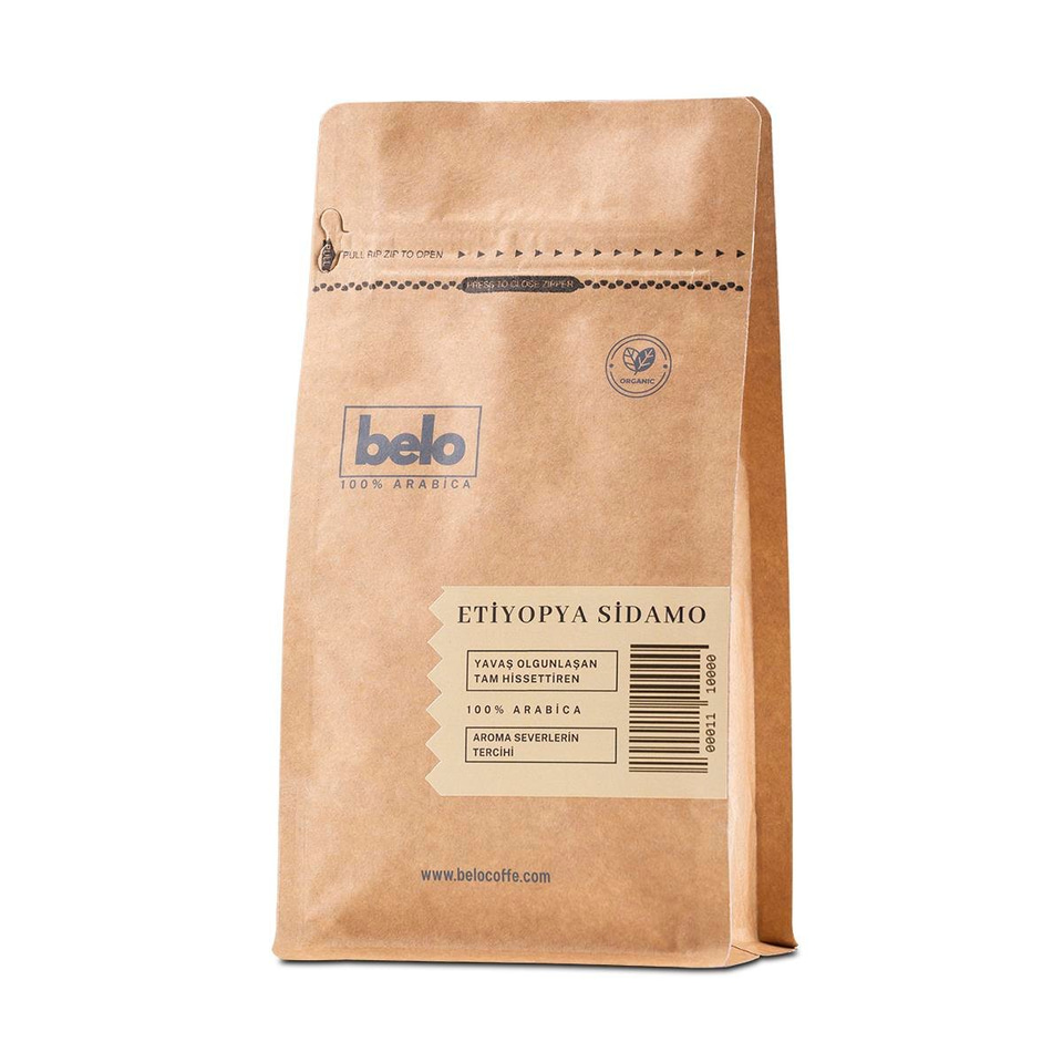 Etiyopya Sidamo 250 Gr Öğütülmüş Filtre Kahve