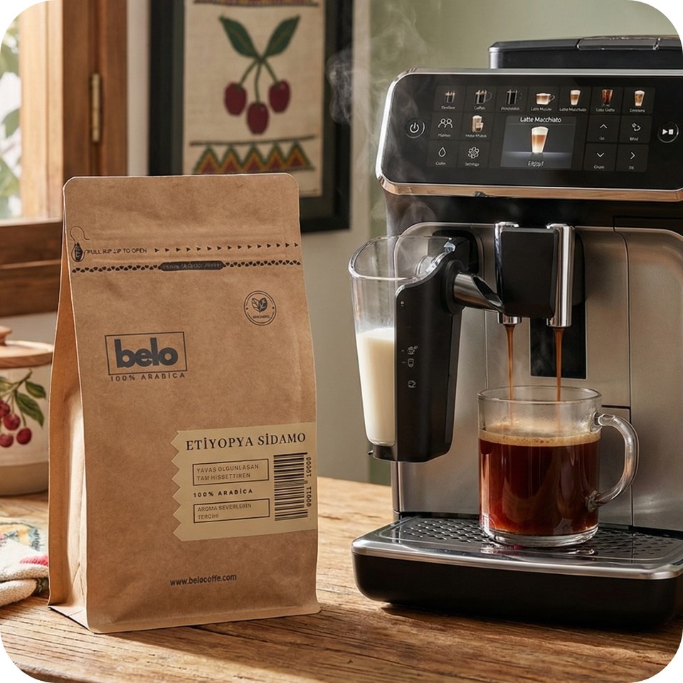 Etiyopya Sidamo 250 Gram Çekirdek Kahve