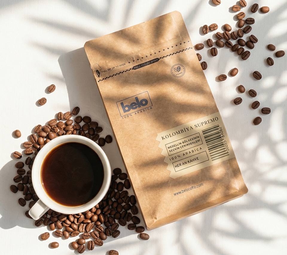 Kolombiya Süpremo 250 Gr Çekirdek Kahve