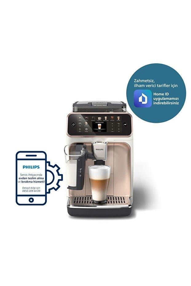 Philips 5500 Serisi LatteGo Tam Otomatik Espresso Makinesi, 20 Sıcak ve Soğuk İçecek, EP554380