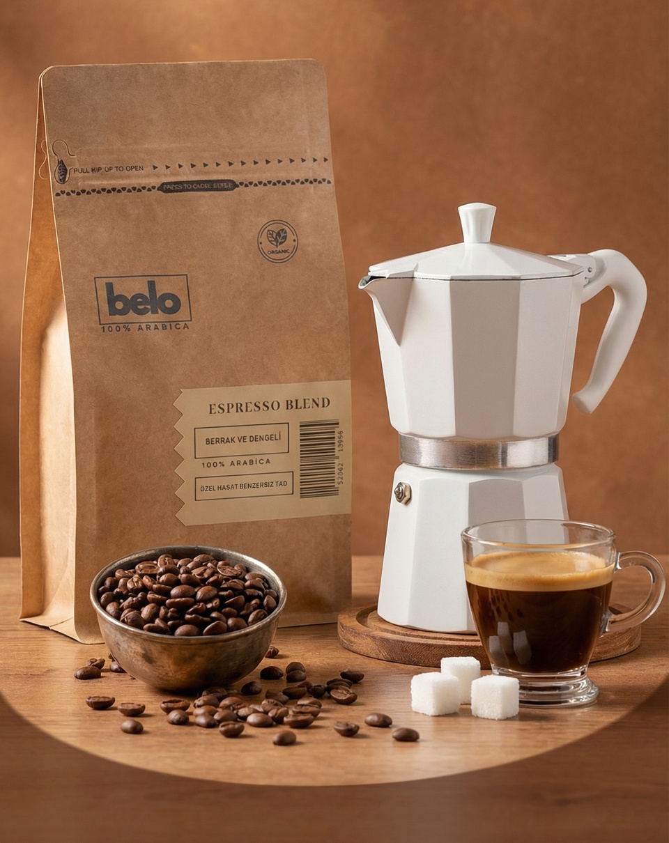 Belo Espresso Blend 250 Gram Çekirdek Kahve