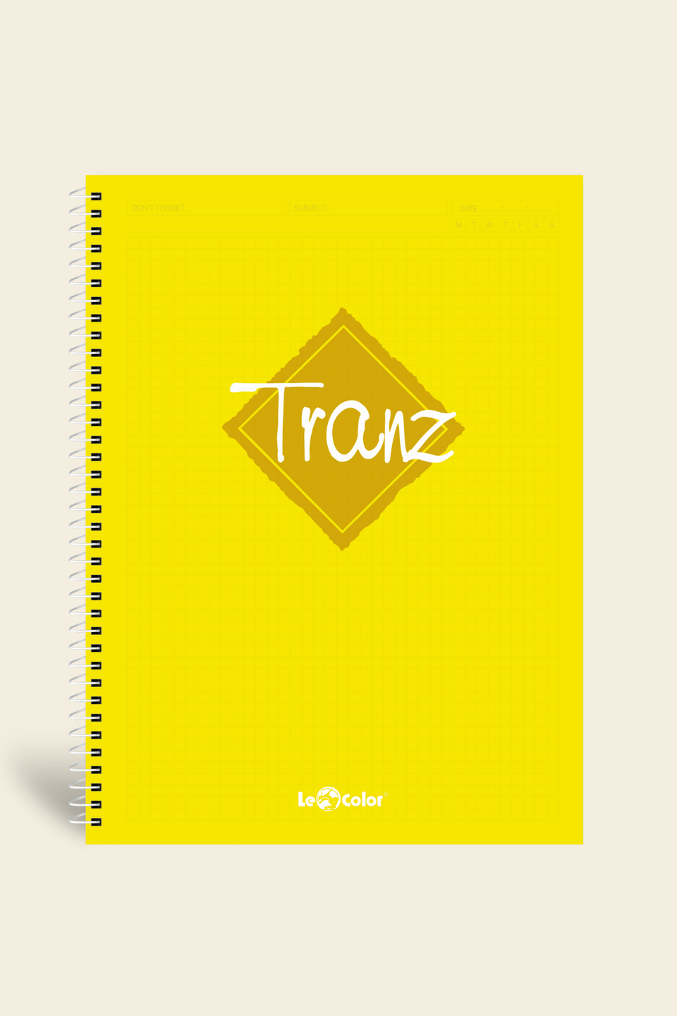 A4 Defter Kareli Sarı Tranz 200 syf