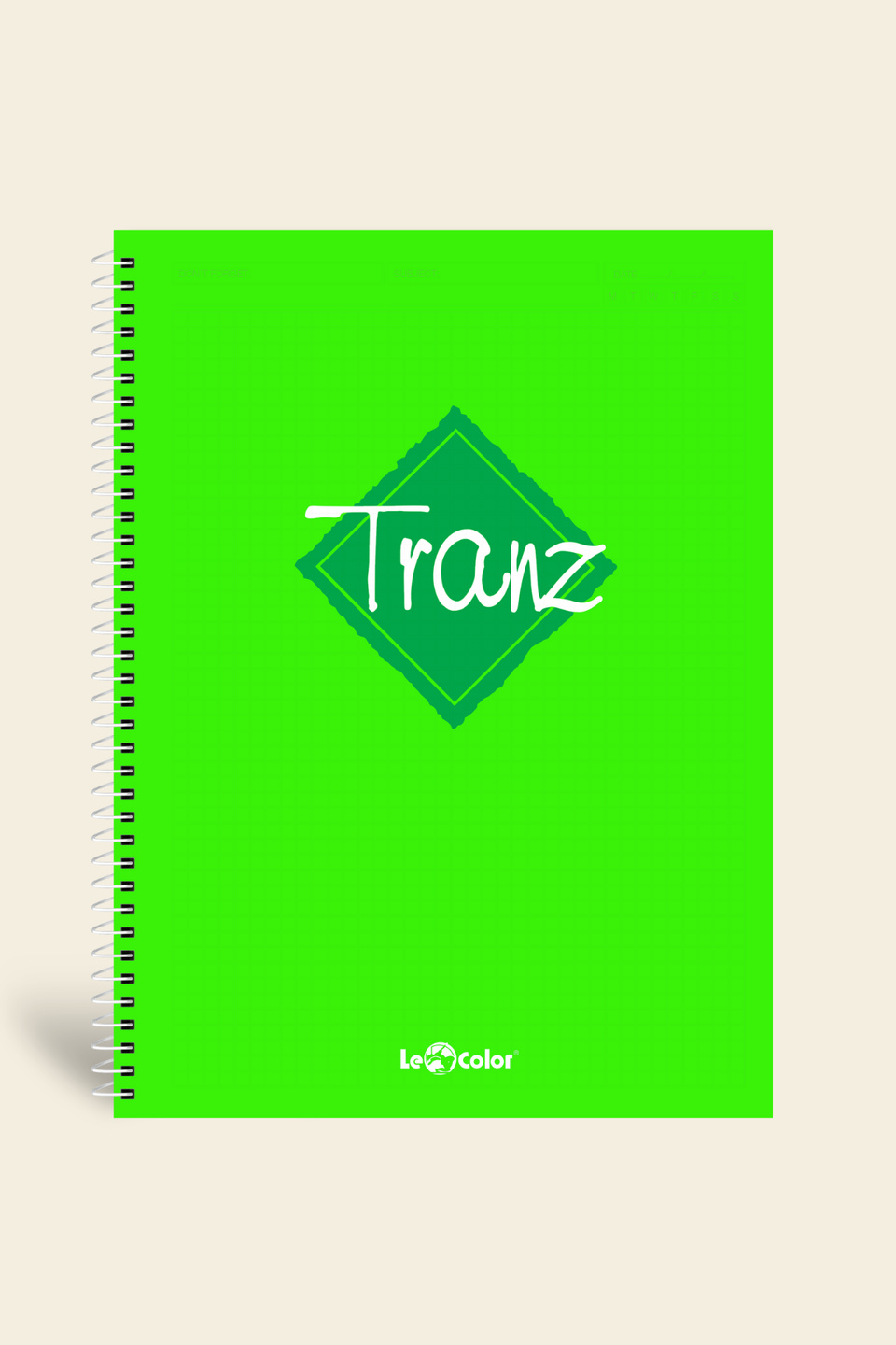 A4 Defter Kareli Yeşil Tranz 200 syf