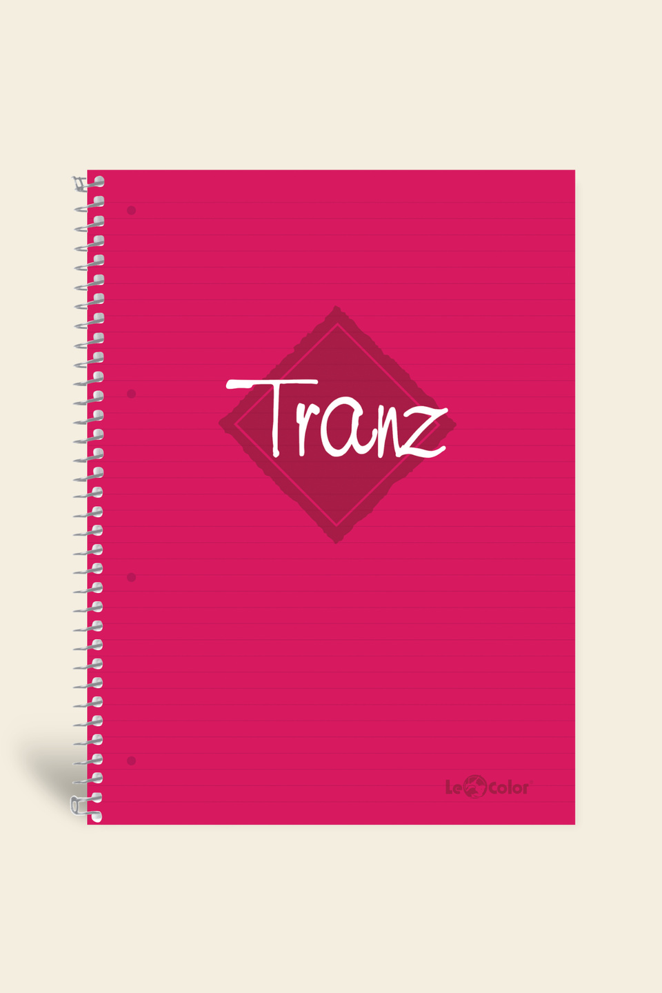 A5 Çizgili 200 syf Pembe Tranz Okul Defteri | LeColorA5 Defter Çizgili 200 syf Pembe Tranz
