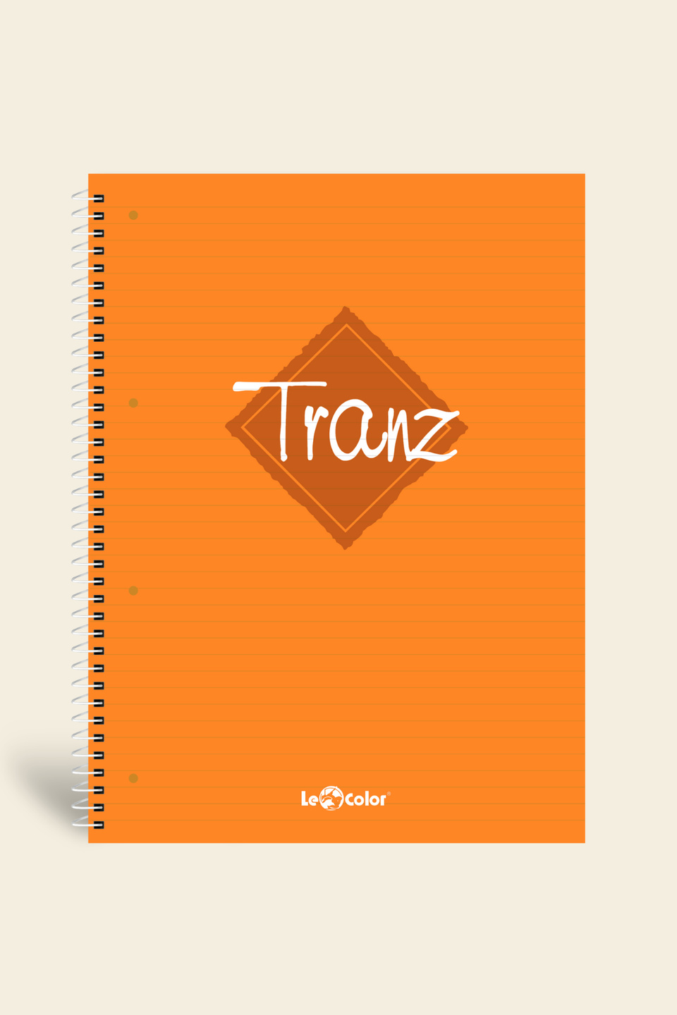 A5 Defter Kareli 200 syf Turuncu Tranz Defter | LeColorA5 Defter Çizgili 200 syf Turuncu Tranz