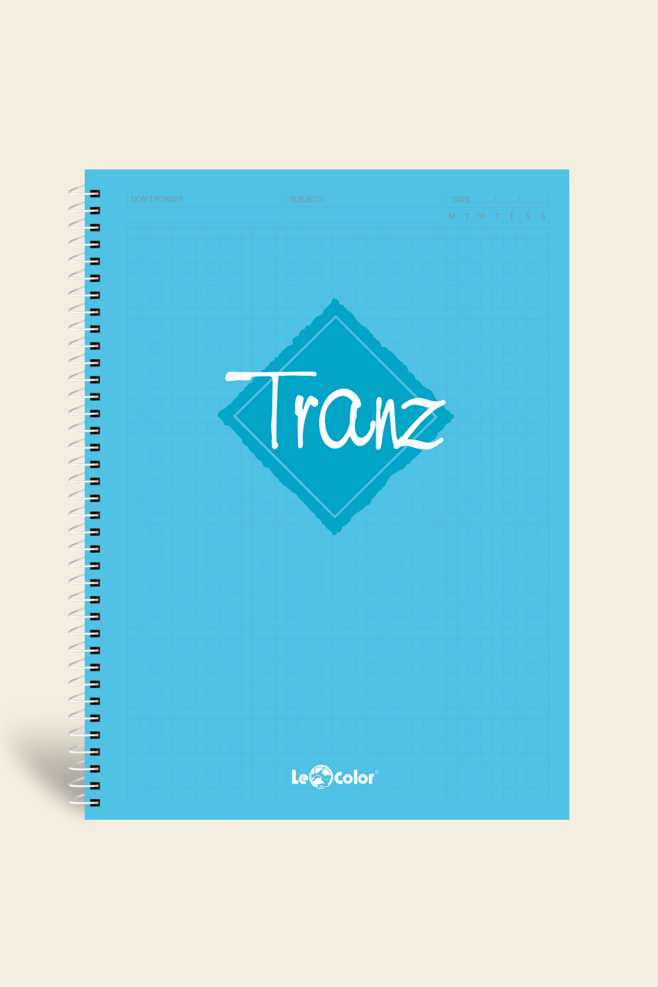 A5 Defter Kareli 200 syf Turkuaz Tranz