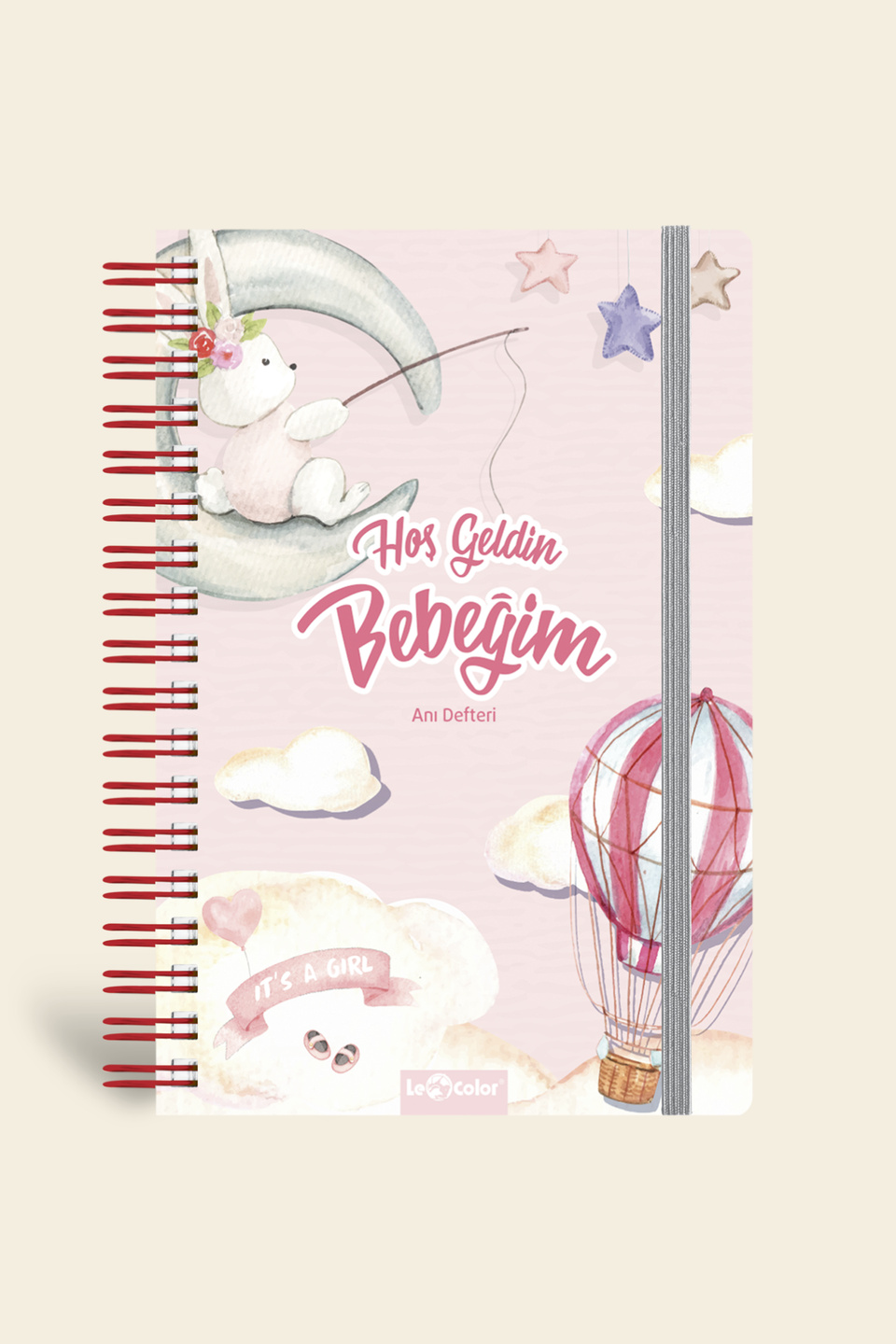 Bebek Anı ve Anne Hamile Günlüğü Albüm Defter KızBebek Anı Defteri ve Anne Hamile Albümü Kız
