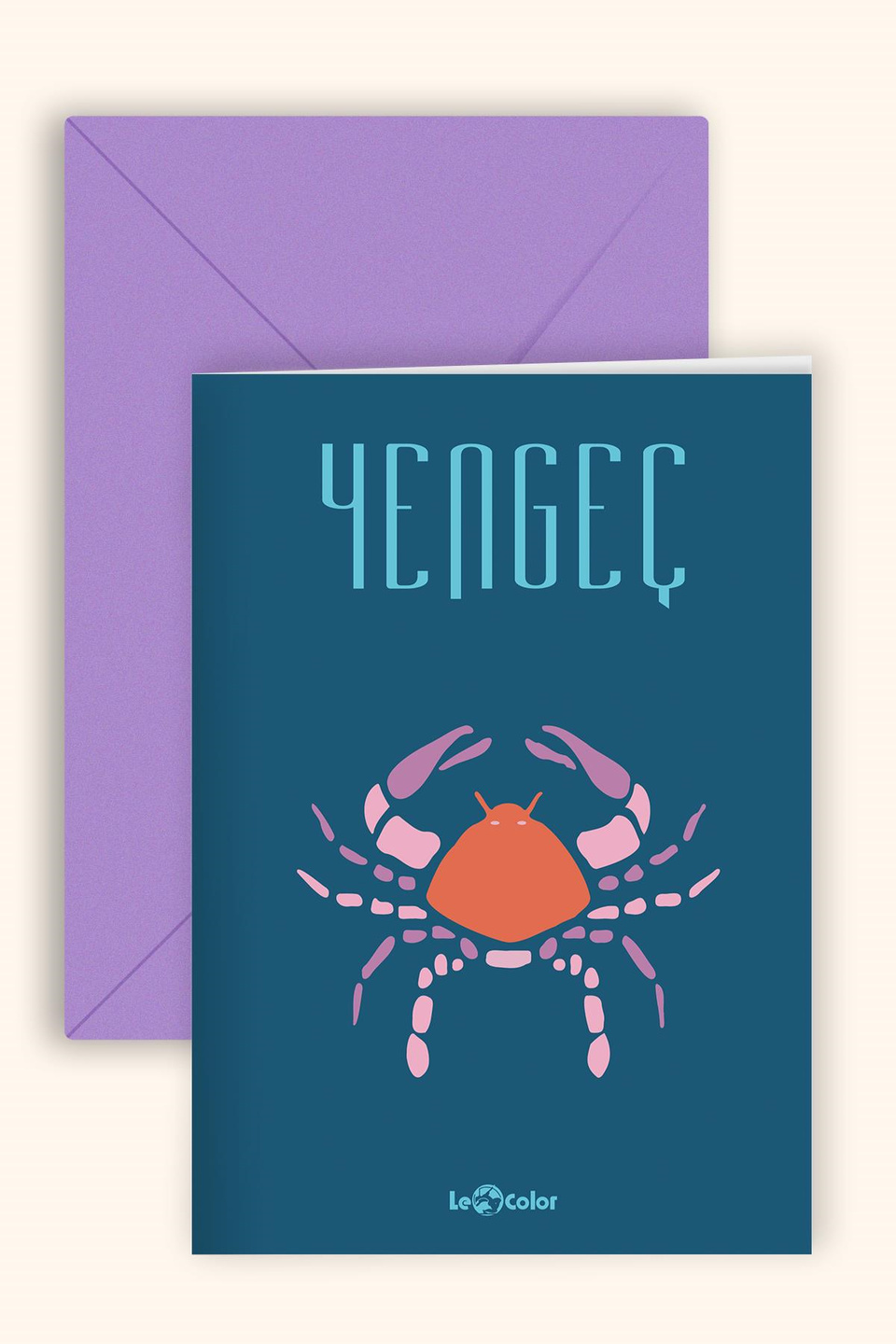 Burç Astroloji 10x15 Hediye Tebrik Kartı YengeçBurç Astroloji 10x15 Hediye Tebrik Kartı Yengeç