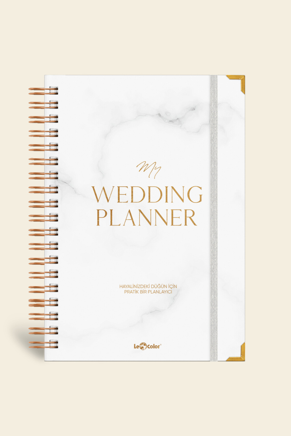 Düğün Planlayıcısı Altın Köşeli Ajanda Luxury Wedding PlannerDüğün Planlayıcısı Altın Köşeli Ajanda Luxury Wedding Planner