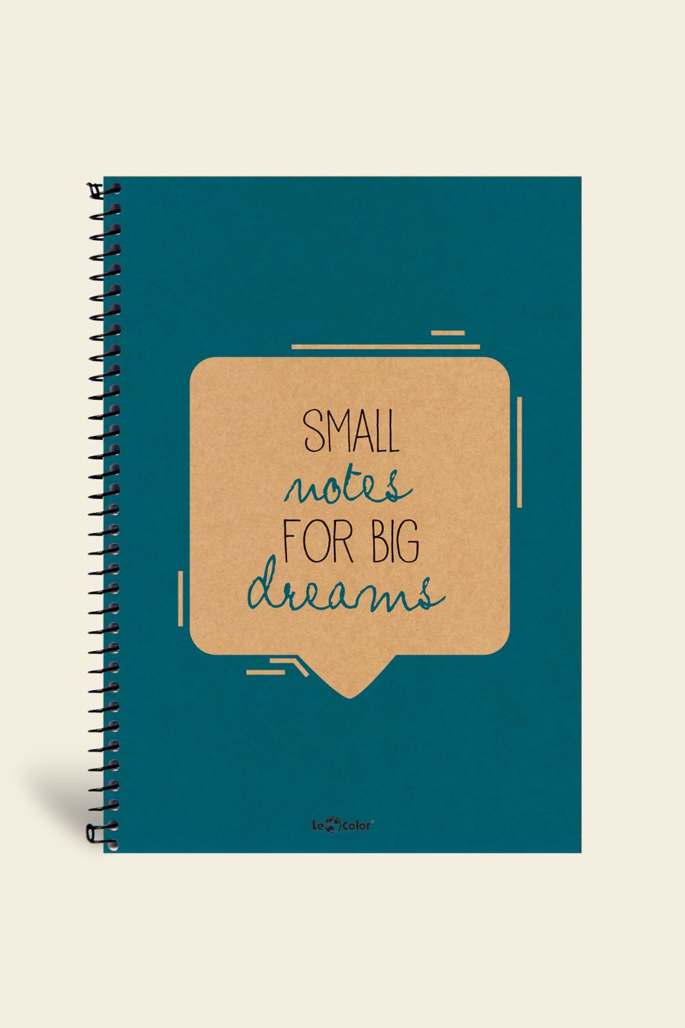 Eco Kraft Defter Kareli Mavi 200 syf 17x24 cm | LeColorEco Kraft Defter Kareli 200 syf Mavi 17x24 cm